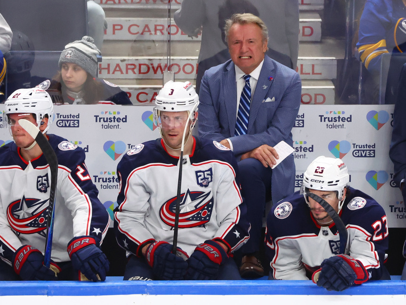 Rick Bowness na lavičke Columbusu Blue Jackets