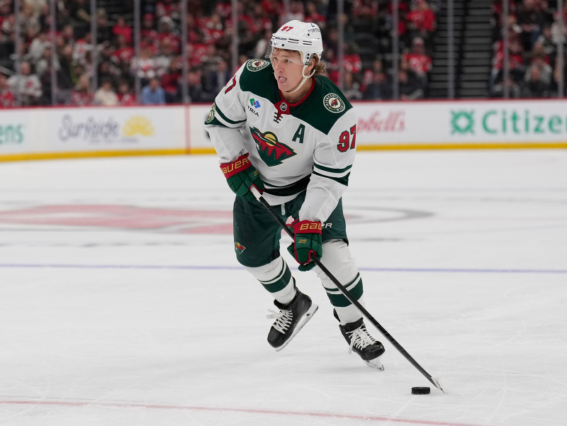 Kirill Kaprizov počas zápasu Minnesoty Wild