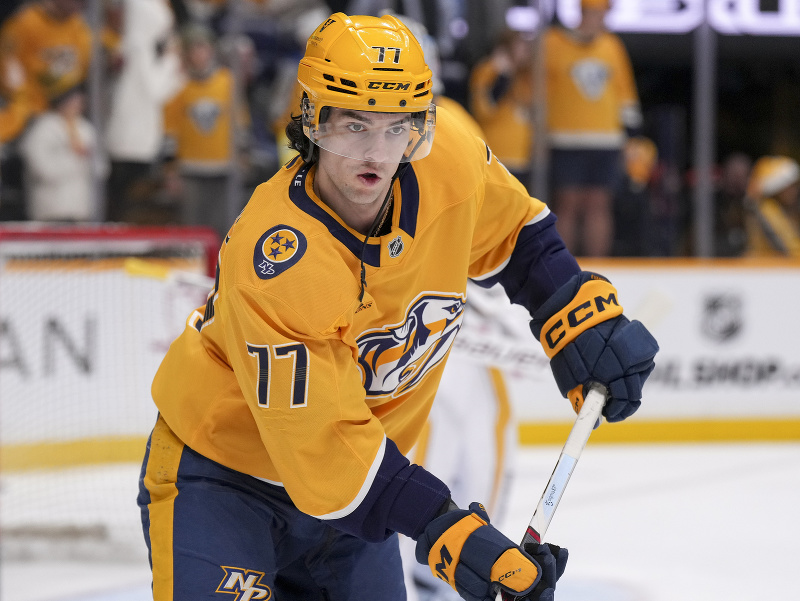 Utočník tímu Nashville Predators Luke Evangelista