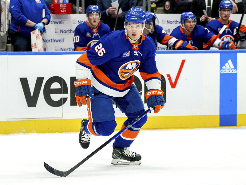Útočník NY Islanders Oliver Wahlstrom
