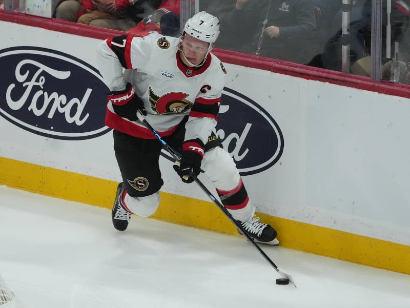 Americký hokejista Brady Tkachuk
