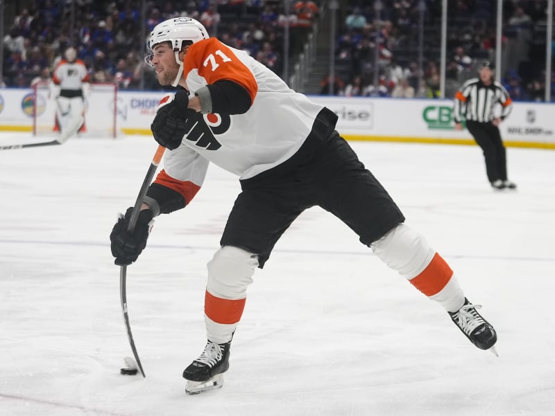 Útočník Philadelphie Tyson Foerster
