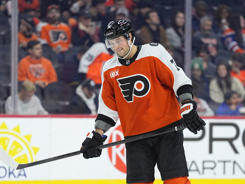 Útočník Tyson Foerster z Philadelphie Flyers