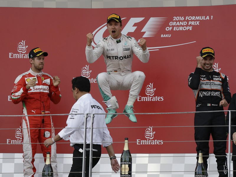 Veľkú cenu Európy v Baku ovládol Rosberg