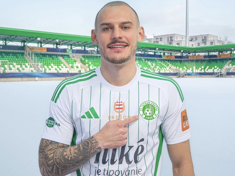 Ukrajinský futbalista Denys Taraduda 