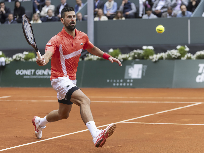 Novak Djokovič na turnaji ATP 250 v Ženeve