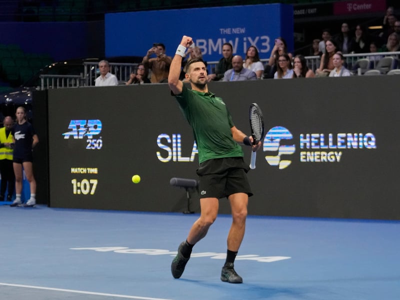 Srbský tenista Novak Djokovič