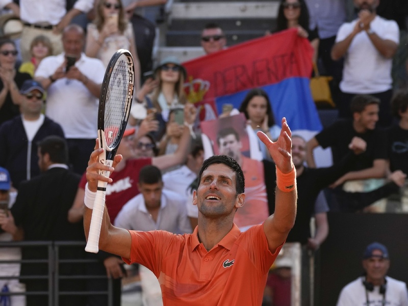 Srbský tenista Novak Djokovič