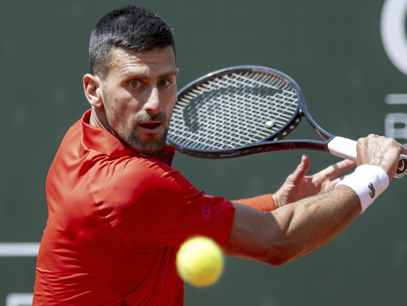Srbský tenista Novak Djokovič