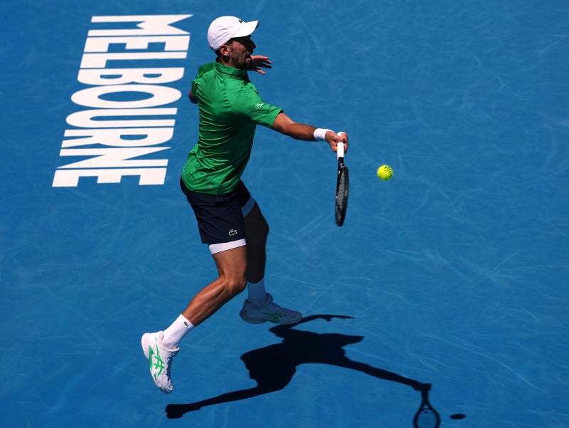 Srbský tenista Novak Djokovič