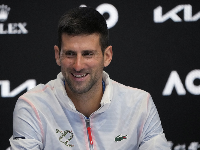 Srbský tenista Novak Djokovič