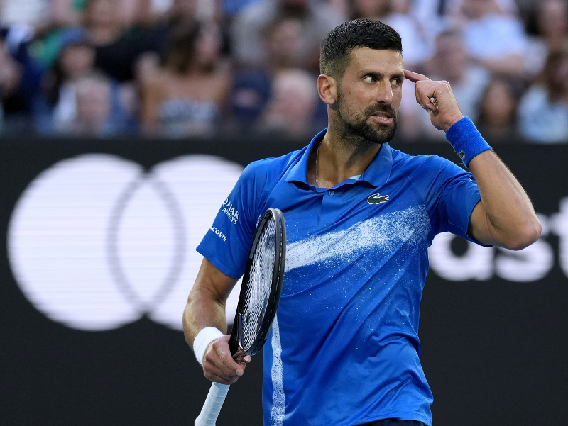Srbský tenista Novak Djokovič
