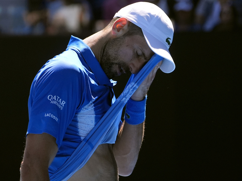 Srbský tenista Novak Djokovič