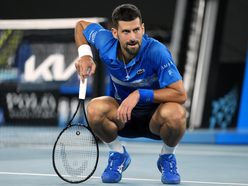 Srbský tenista Novak Djokovič