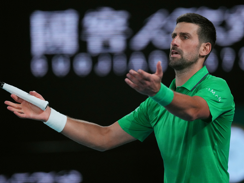 Srbský tenista Novak Djokovič 