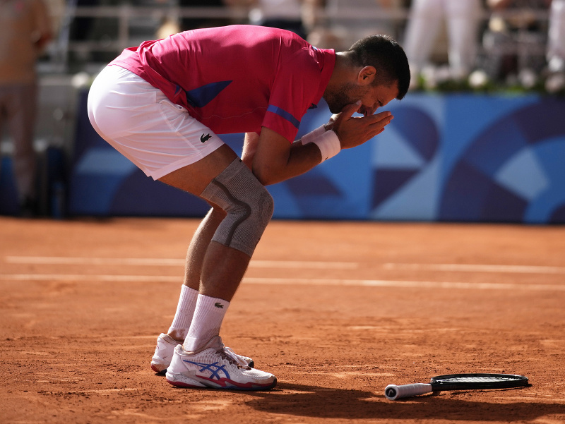 Novak Djokovič si užíva zlatý triumf v OH v Paríži 2024