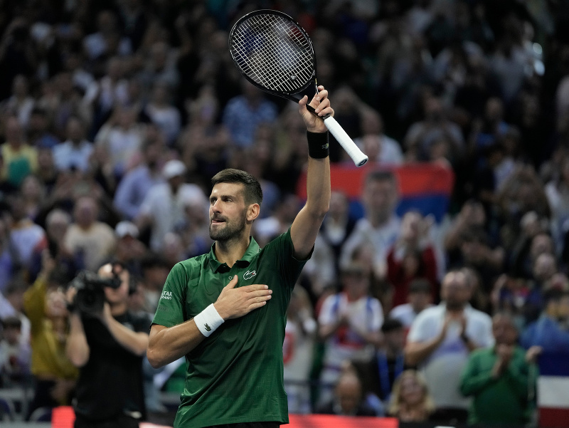 Srbský tenista Novak Djokovič 