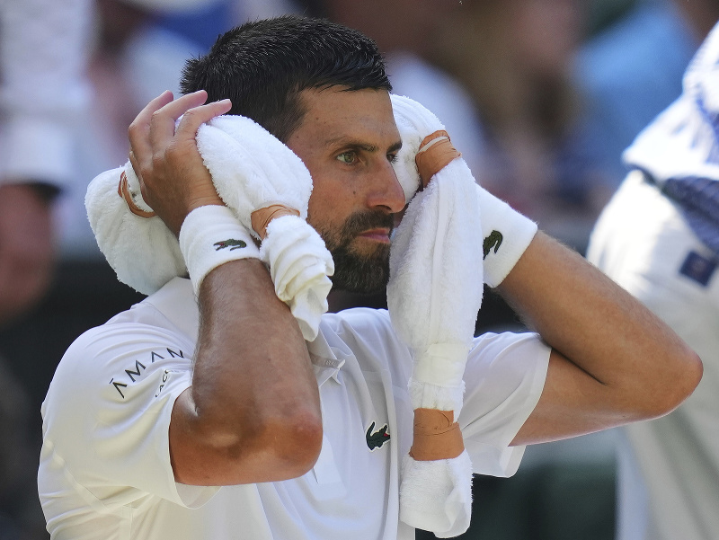 Novak Djokovič počas semifinálového súboja