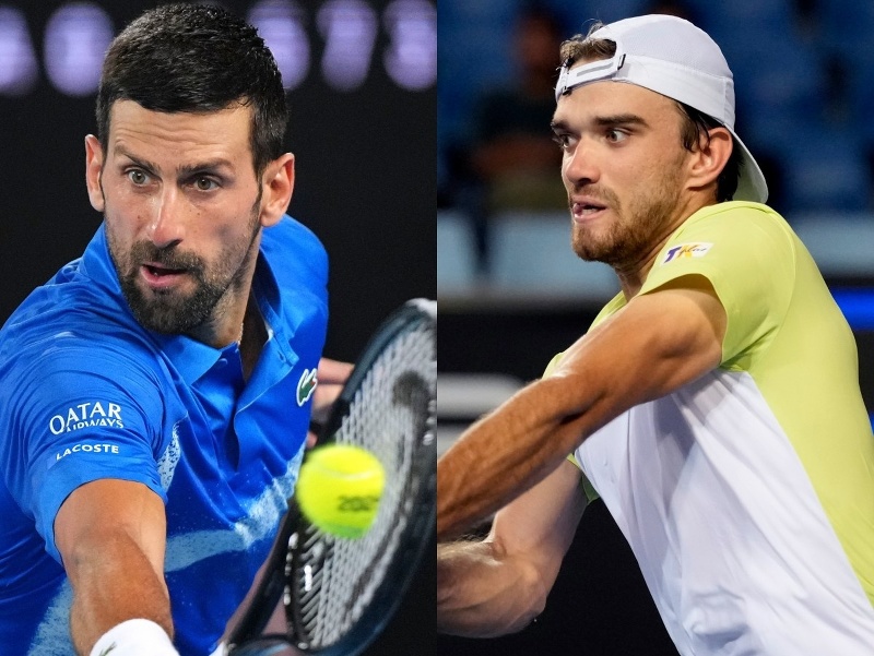 Novak Djokovič - Tomáš Macháč