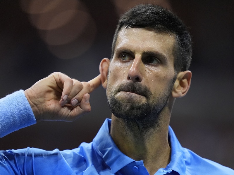Srbský tenista Novak Djokovič