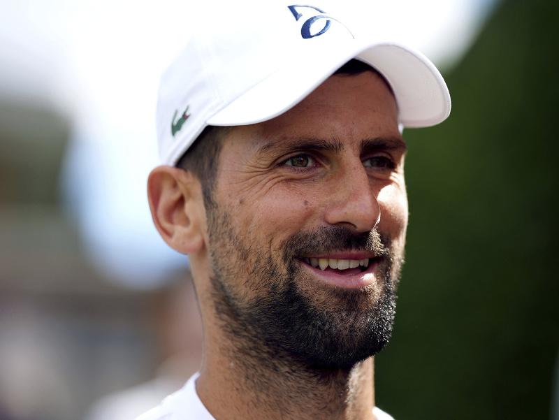 Srbský tenista Novak Djokovič