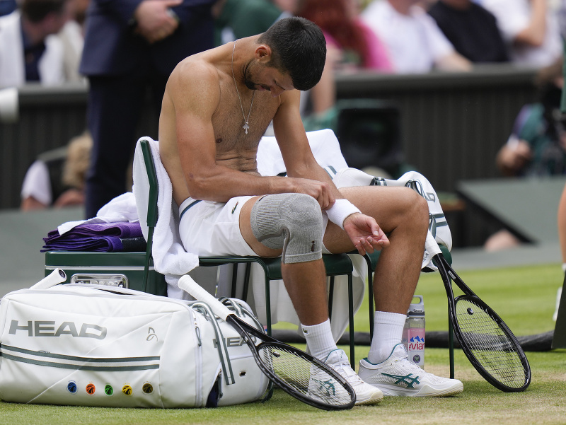 Novak Djokovič vo finálovom súboji Wimbledonu