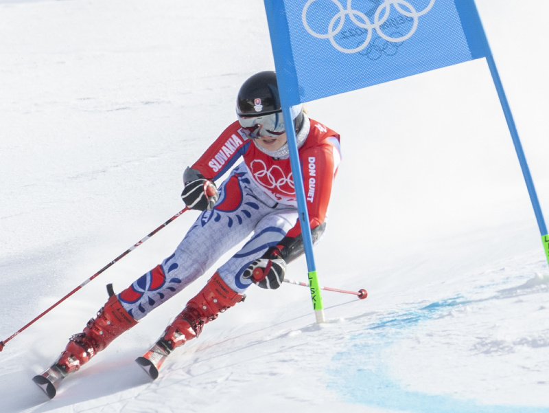 Na snímke slovenská lyžiarka Rebeka Jančová počas XXIV. zimných olympijských hier 2022 v Pekingu