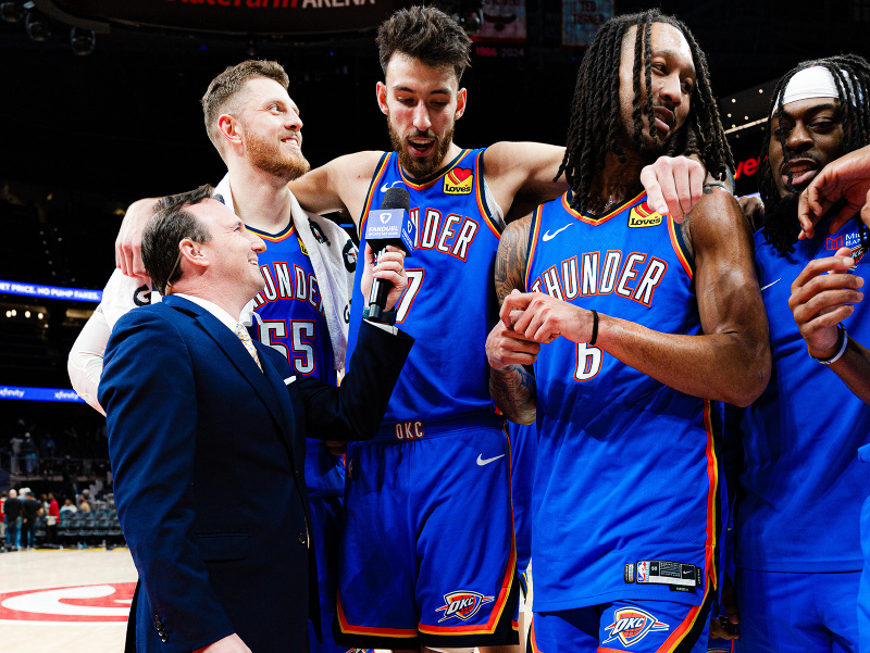 Hráči Oklahoma City Thunder