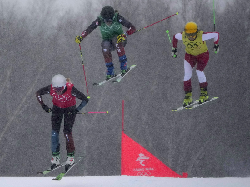Finále ženských pretekov v skikrose na zimných olympijských hrách v Pekingu