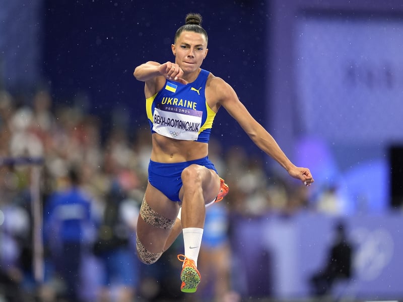 Ukrajinská atlétka Maryna Bechová-Romančuková