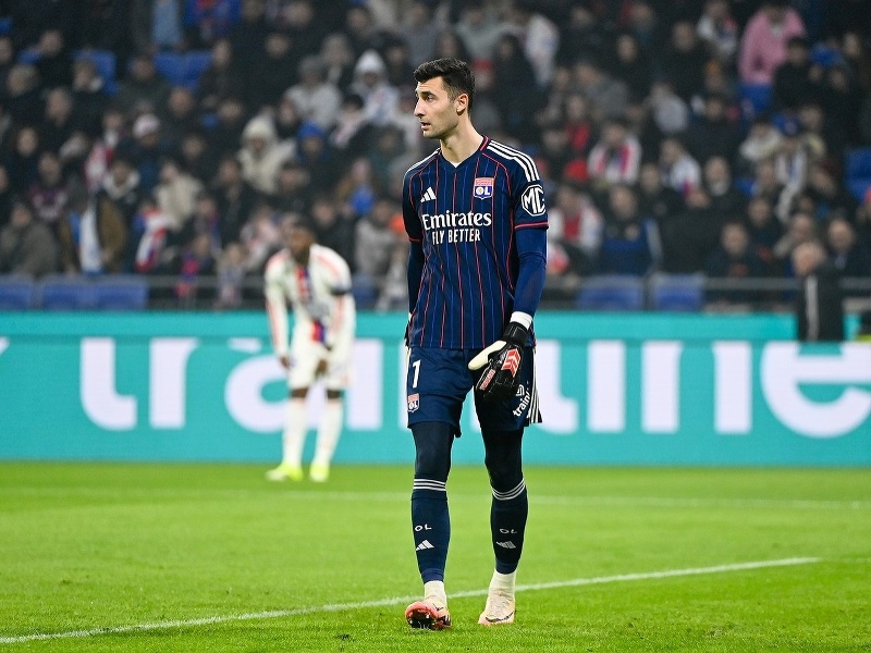 Na snímke slovenský brankár Dominik Greif
