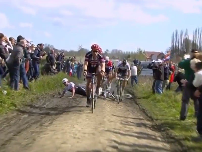 Cancellarov pád na Paríž-Roubaix