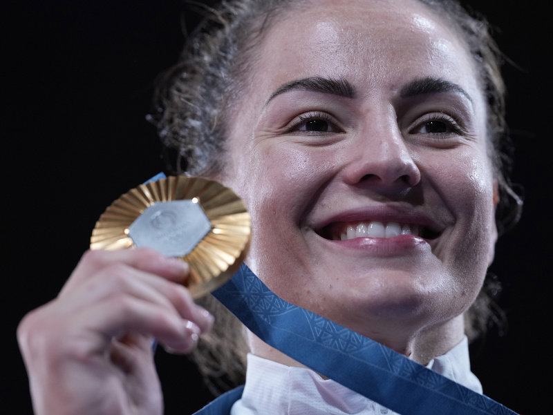 Barbara Matičová so zlatou medailou na OH v Paríži
