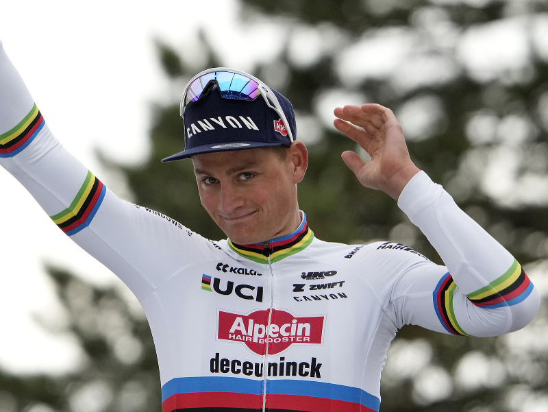 Holandský cyklista Mathieu van der Poel