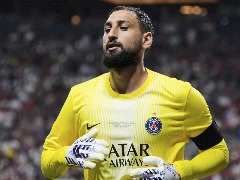 Taliansky brankár Gianluigi Donnarumma