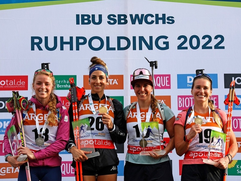 Slovenská reprezentantka Paulína Bátovská Fialková získala bronz v šprinte na majstrovstvách sveta v letnom biatlone