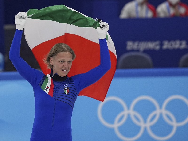 Talianska šortrekárka Arianna Fontanová získala zlatú medailu na ZOH 2022 v Pekingu