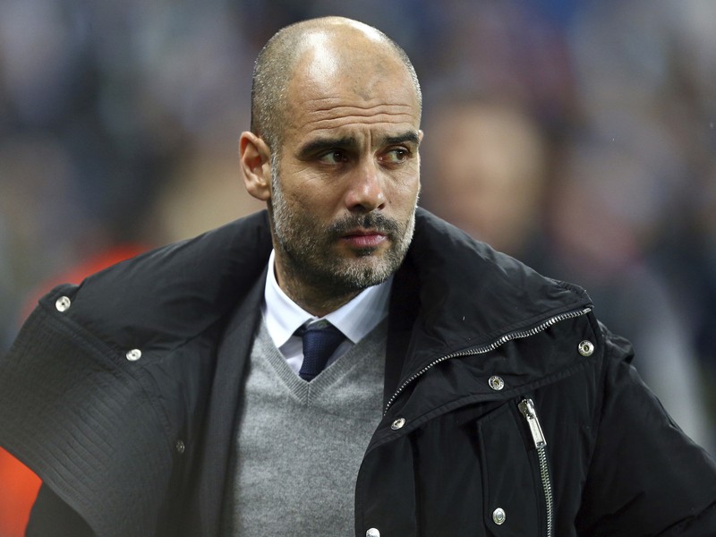 Tréner Manchestru City Pep Guardiola