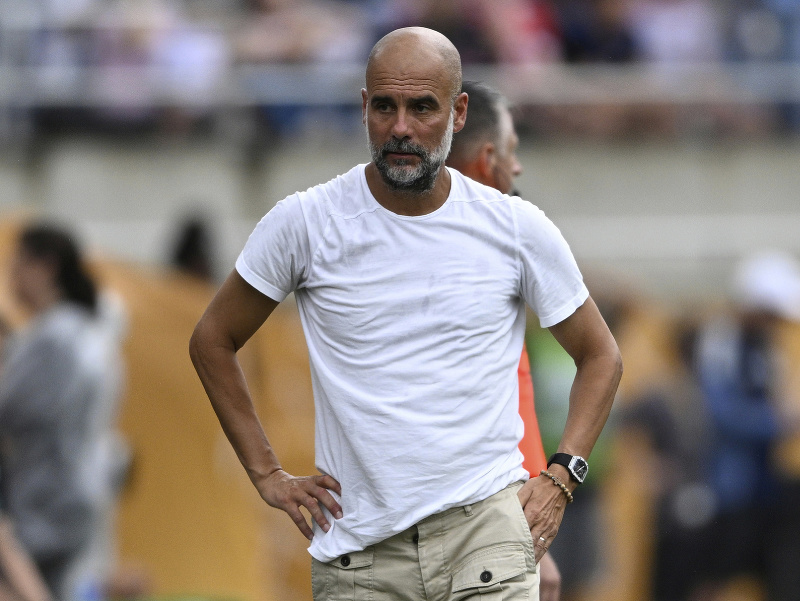 Manažér Pep Guardiola