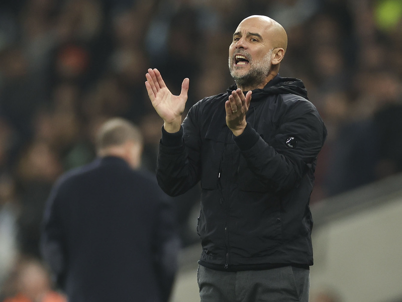 Tréner Pep Guardiola
