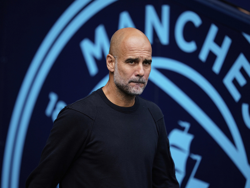 Pep Guardiola, manažér Manchestru City