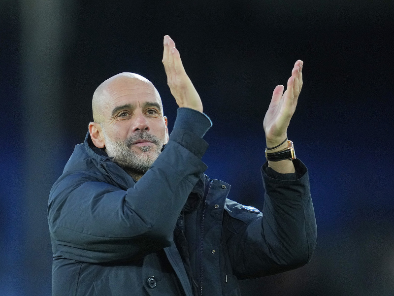 Pep Guardiola, manažér Manchestru City