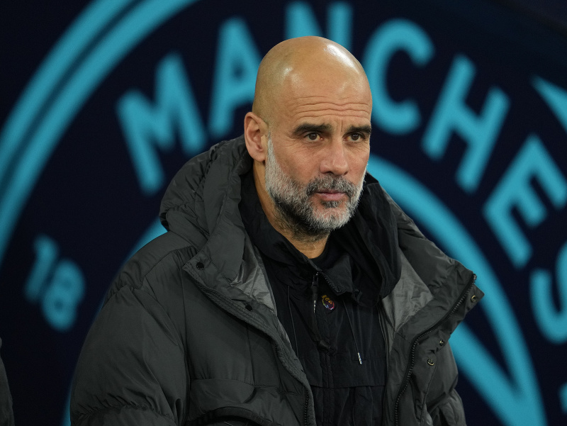 Pep Guardiola, manažér Manchestru City