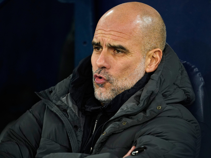 Tréner Manchestru City Pep Guardiola