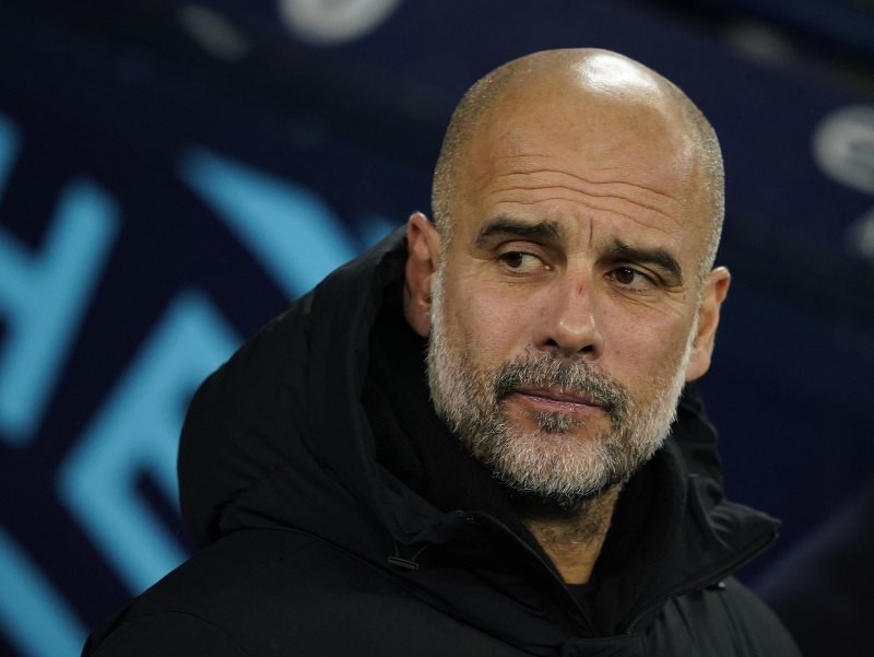 Pep Guardiola, manažér Manchestru City