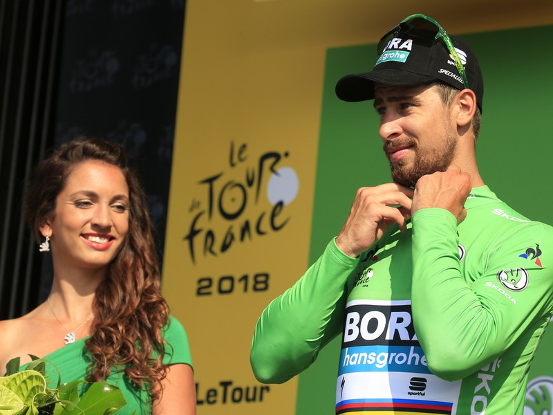 Peter Sagan si aj po štvrtej etape Tour udržal zelený dres