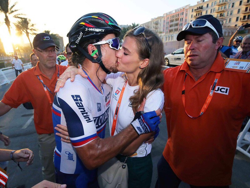 Peter Sagan bozkáva manželku Katku