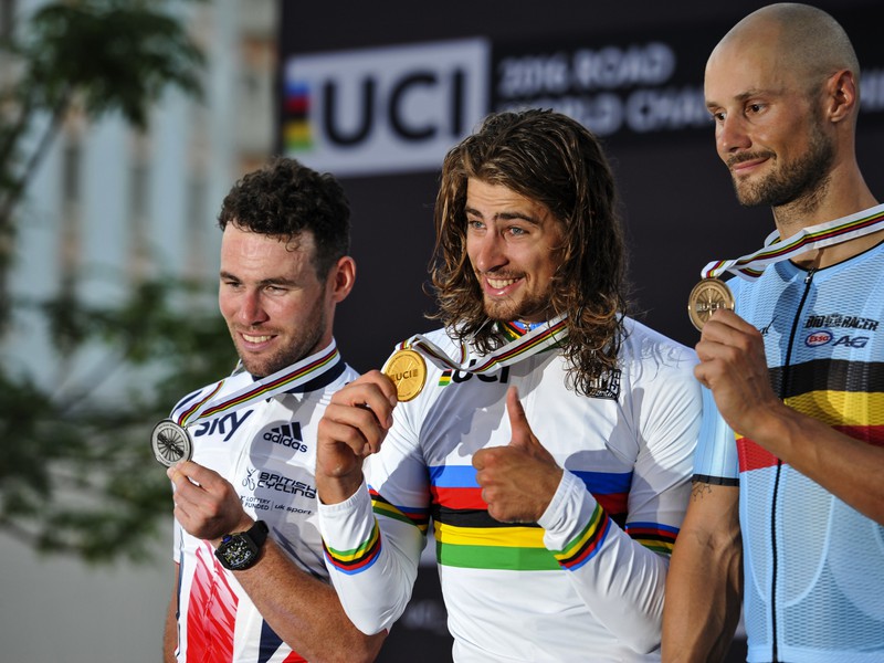 Mark Cavendish, Peter Sagan a Tom Boonen