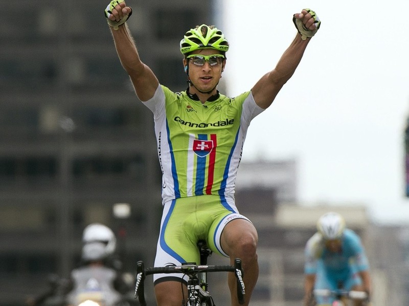 Peter Sagan vo farbách Cannondale