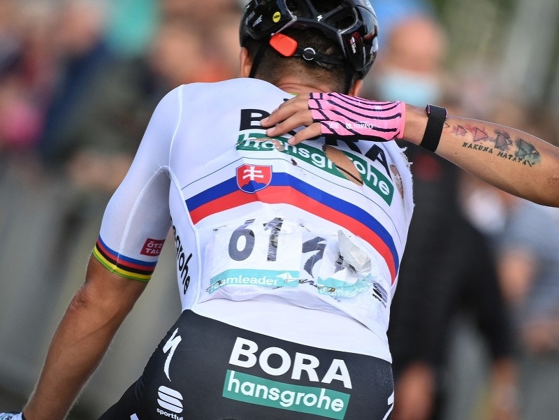 Slovenský cyklista Peter Sagan počas 1. etapy pretekov Okolo Beneluxu